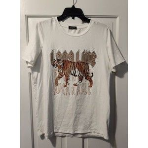 Zutter USA Long Live Rock N Roll Tiger Men's Shirt Large